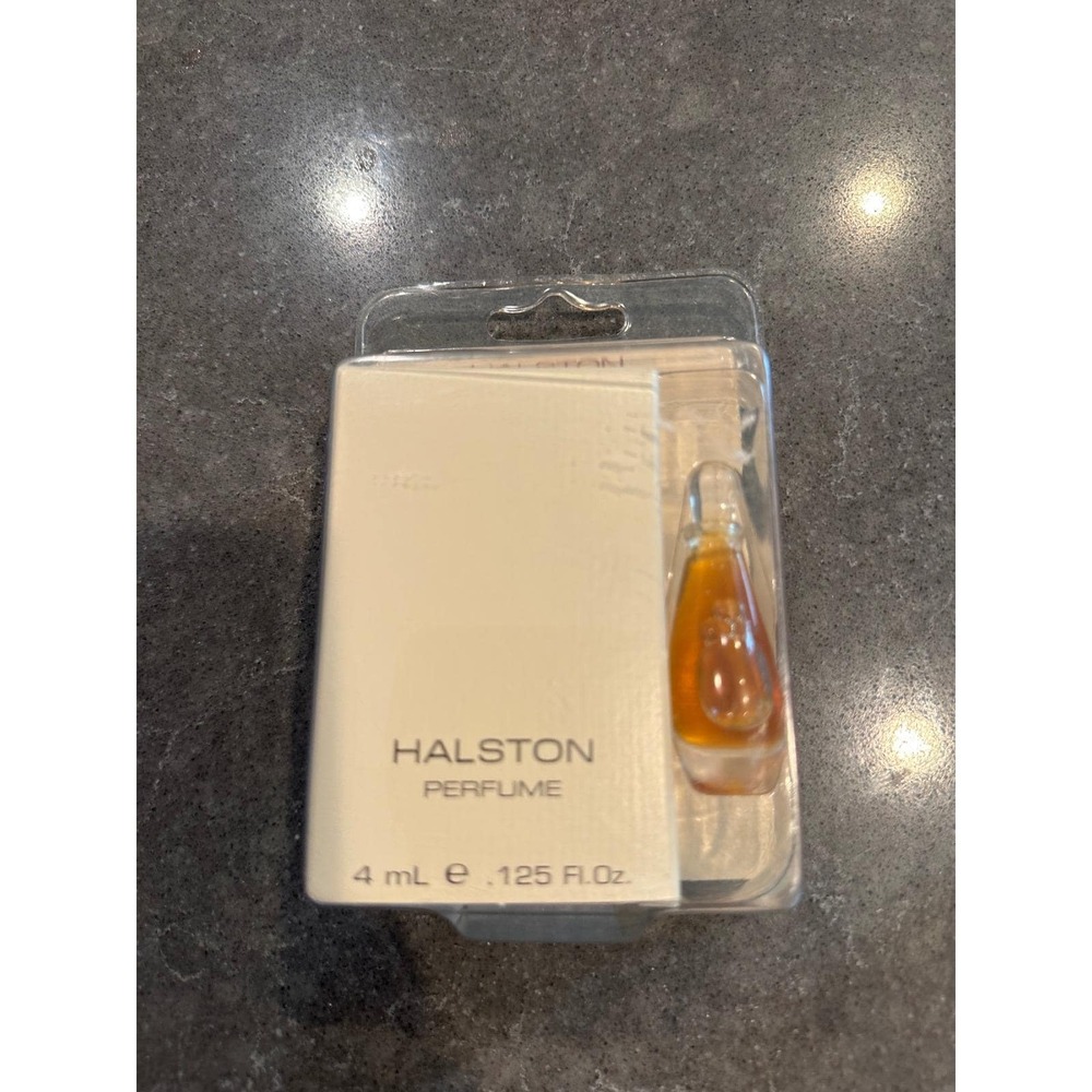 Halston Perfume Miniature Splash 4 mL .125 Fl Oz Vintage Fragrance New in Pack